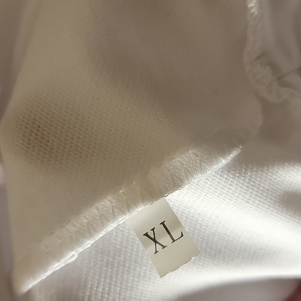 NWOT White Sweatshirt with Gold Glitter PINK Lettering - Picture 3 of 4